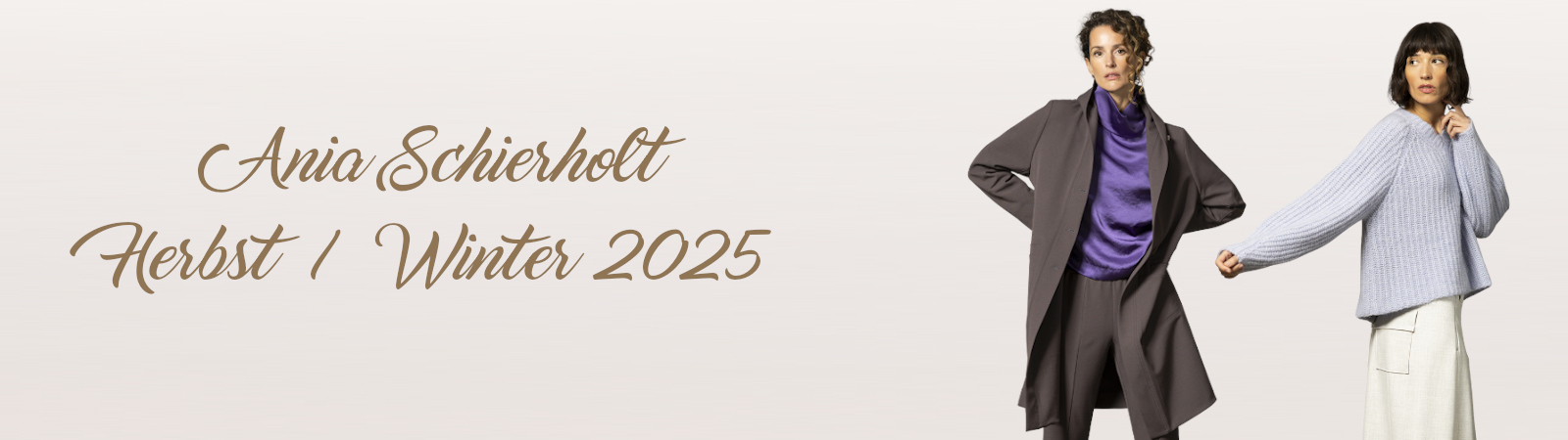 exklusive Damenmode in München - Ania Schierholt Herbstkollektion 2025-26